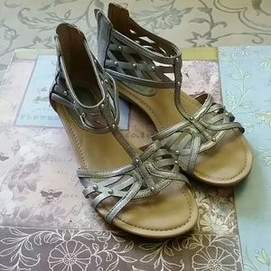silver sandals comfortable